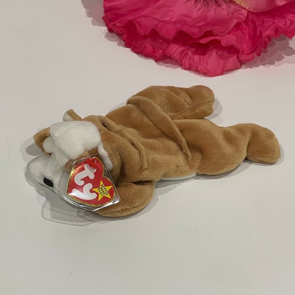VINTAGE TY BEANIE BABIES WRINKLES THE DOG 1996